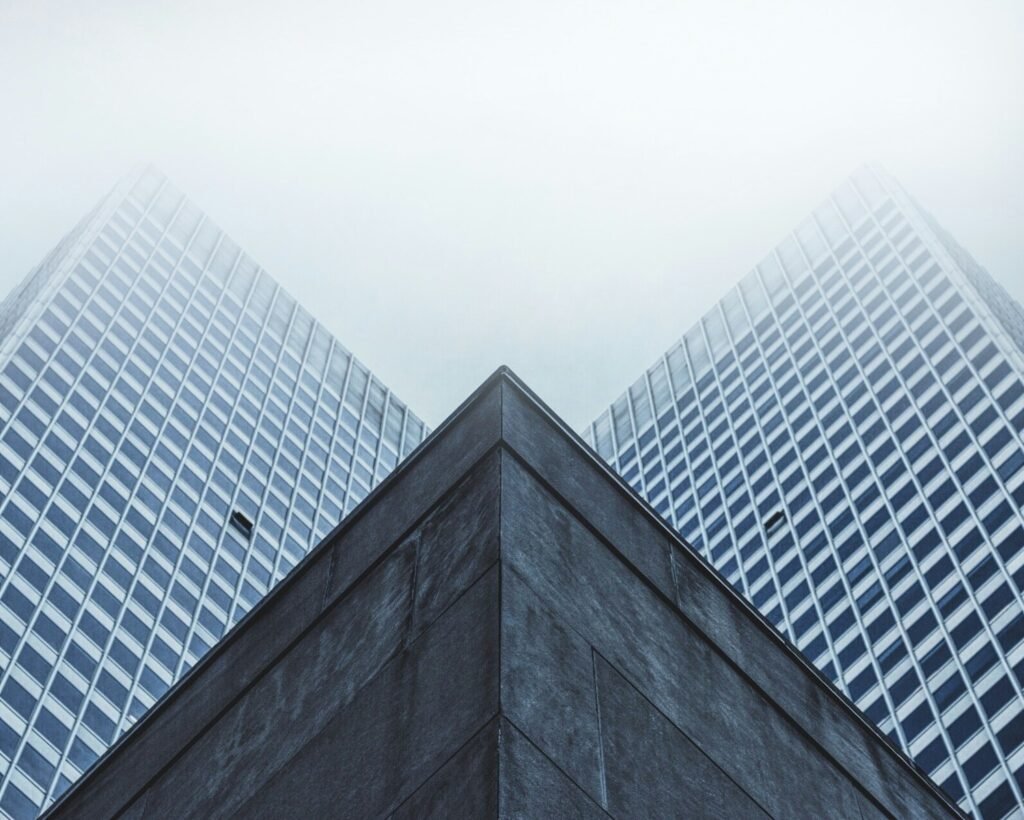 low-angle photography of skyscraper